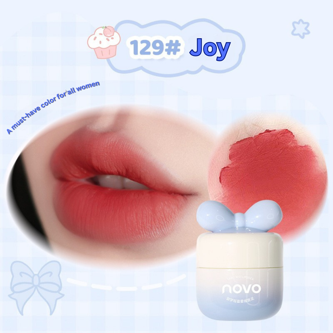 NOVO Sweet Dream Matte Velvet Lip Mud – Lightweight, Waterproof & Non-Stick Lip Color