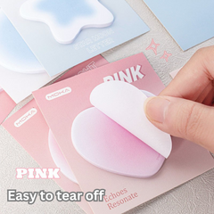 Color blush halo gradient little red book love sticky sticky note paper sticker note n times portable