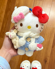 Hello Kitty New Year Plush Bag Charm Keychain Cute Backpack & Key Holder Gift