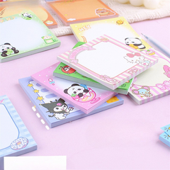 50 cartoon cute notepads non-sticky tearable message notepad student ins material handbook stationery