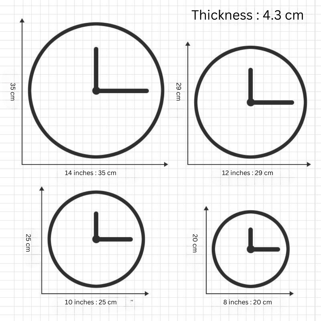 Silent Quartz Wall Clock – Creative Artistic Design for Living Room, Non-Punch Installation