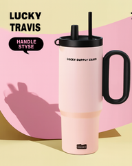 Large Capacity Insulated Coffee Tumbler with Straw | Vacuum Thermal Office Water Bottle