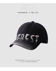 Large Head Friendly Vintage Washed Baseball Cap for Women