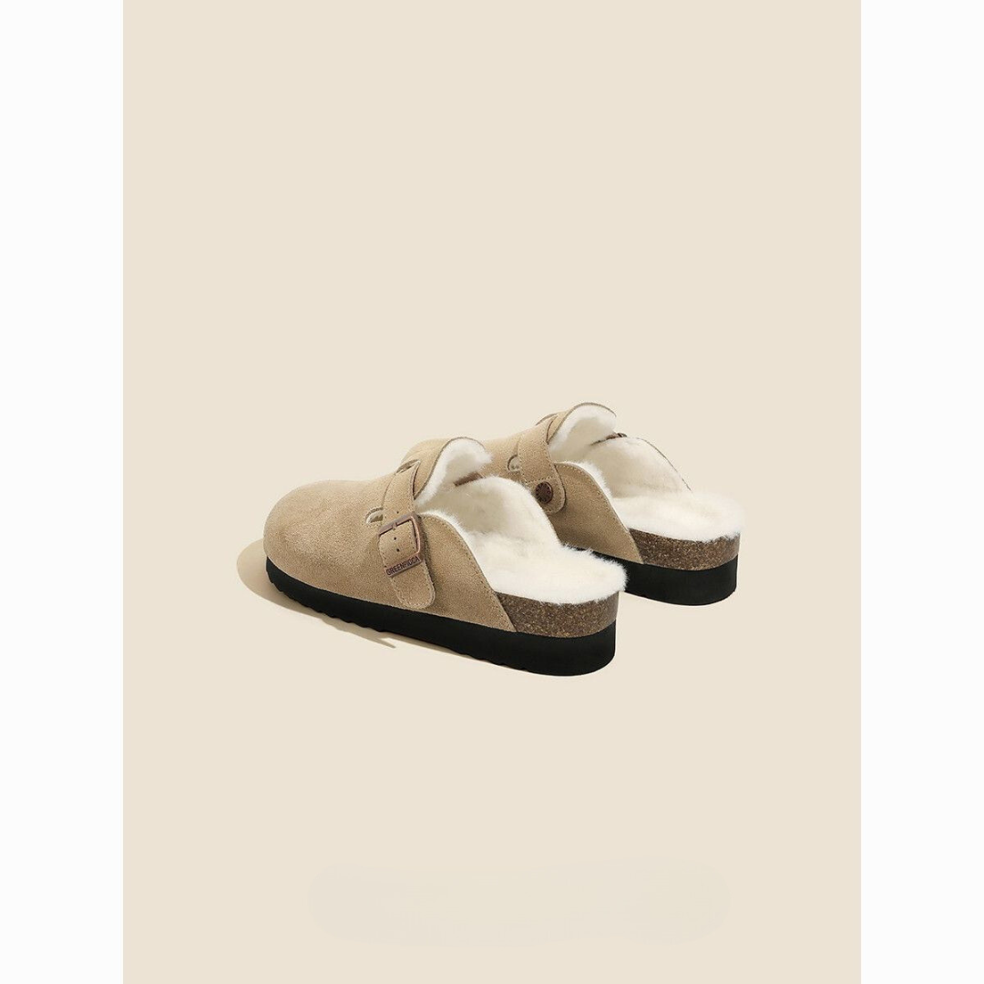 Women’s Platform Birken Clogs - Soft Cork Thick-Soled Slip-Ons