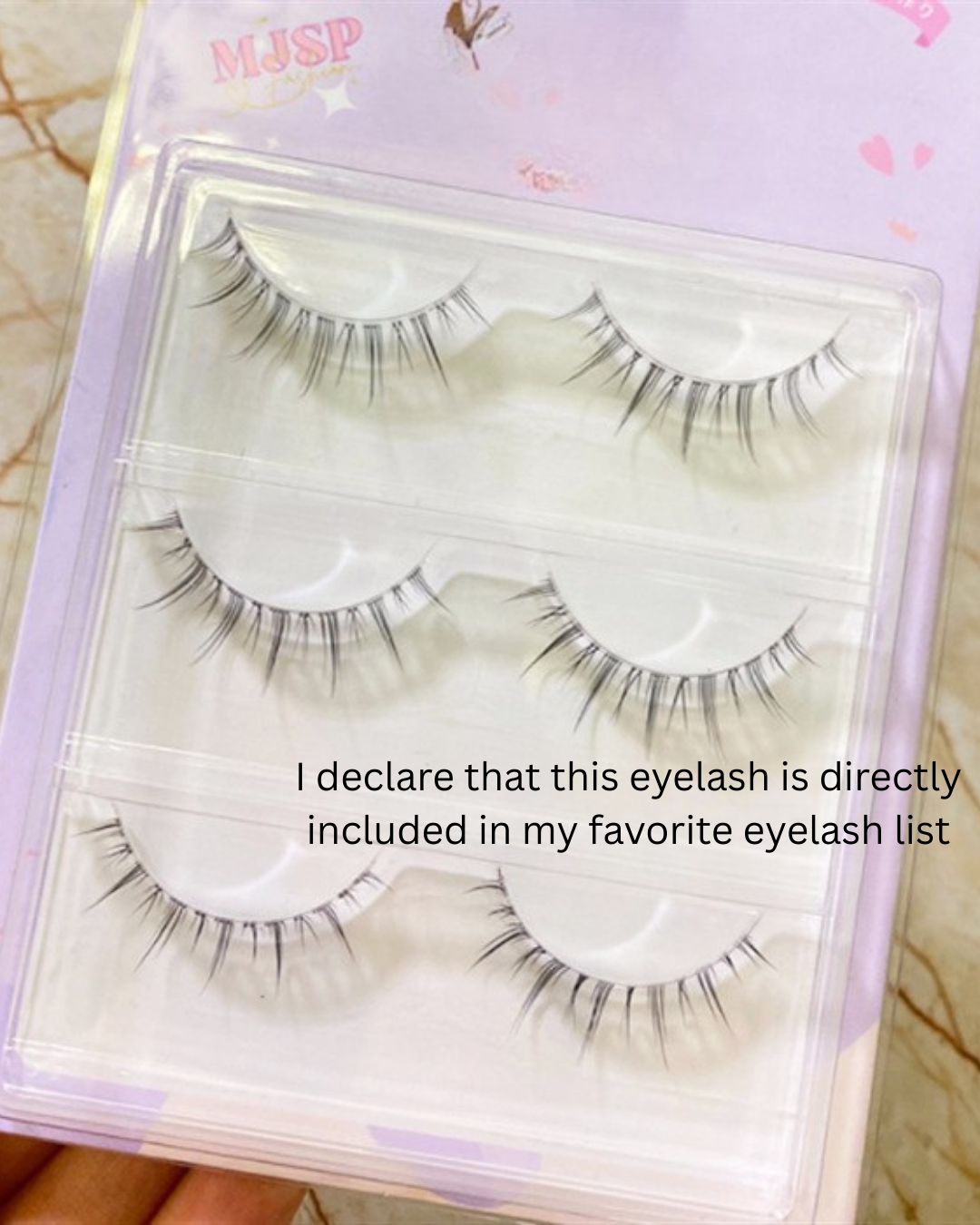 Natural False Eyelashes – A07 Transparent Band Anime Barbie Demon Style