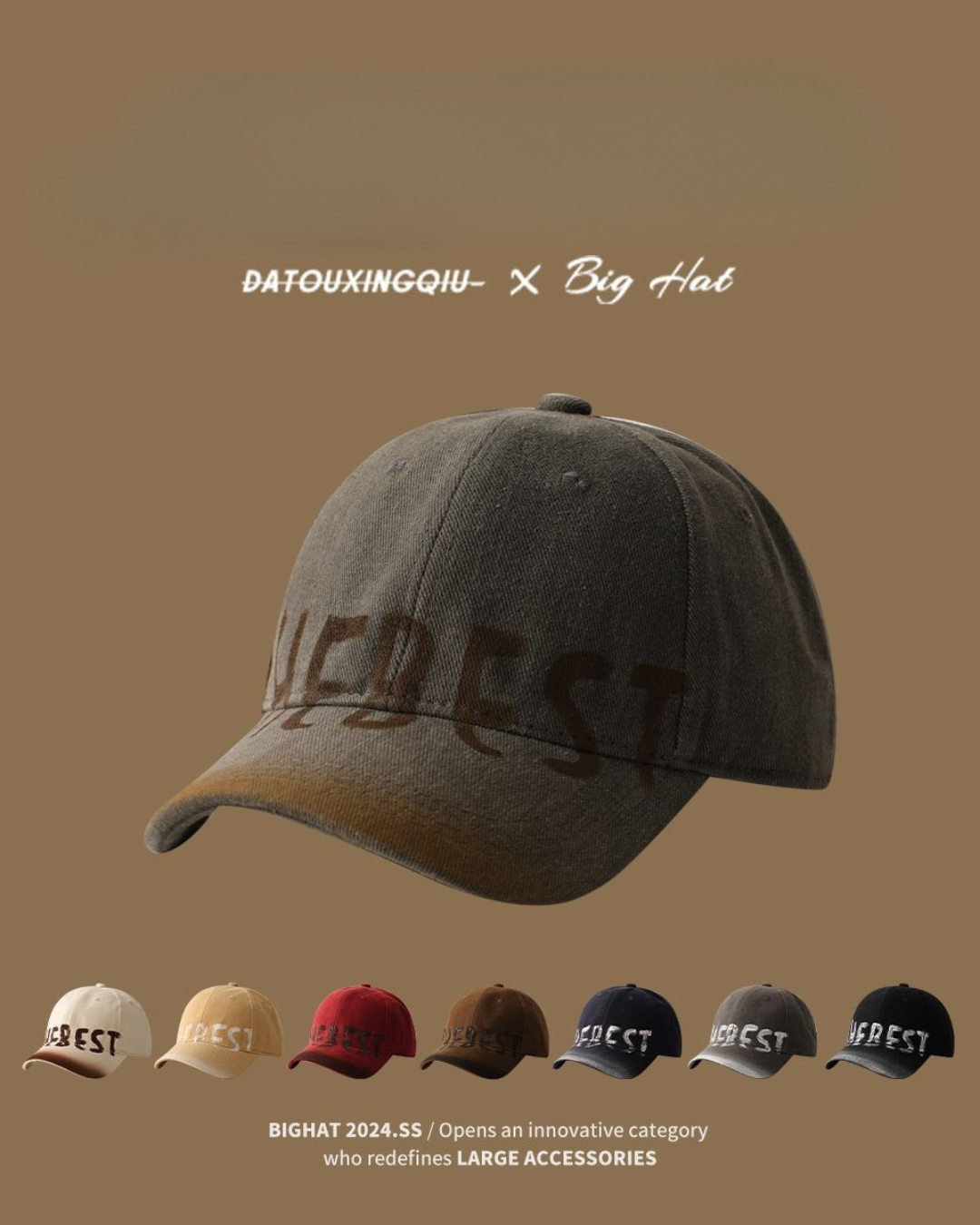 Large Head Friendly Vintage Washed Baseball Cap for Women