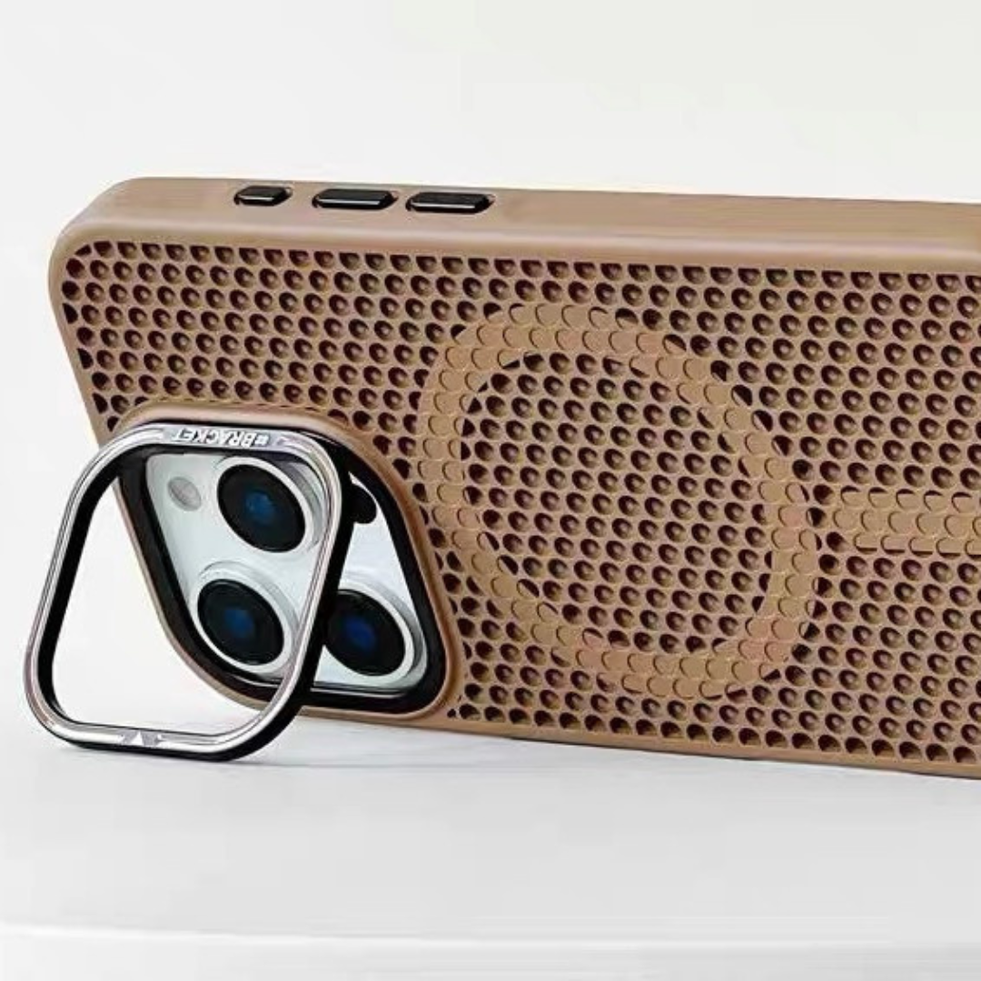 MagSafe Honeycomb Heat Dissipation Phone Case – Frame Bracket Cover with Magnetic Suction