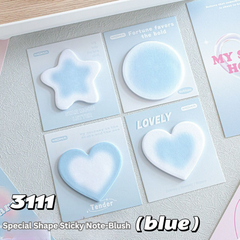 Color blush halo gradient little red book love sticky sticky note paper sticker note n times portable