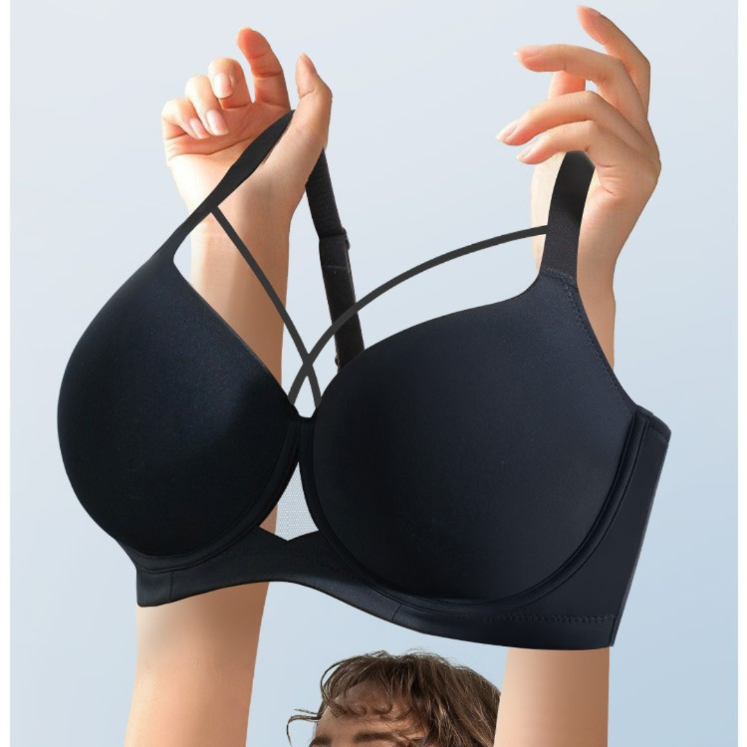 Seamless Bra for Women – Gathered, Side Support, Thin and Stylish Design