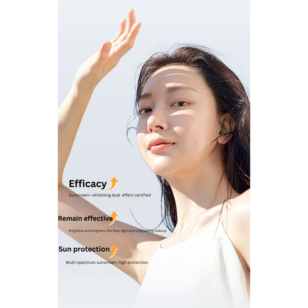 NOVO whitening sunscreen SPF50+ waterproof, sweat-proof and UV-proof