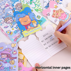 A variety of cartoon shaped small books ins cute portable notebooks student diary children's gifts