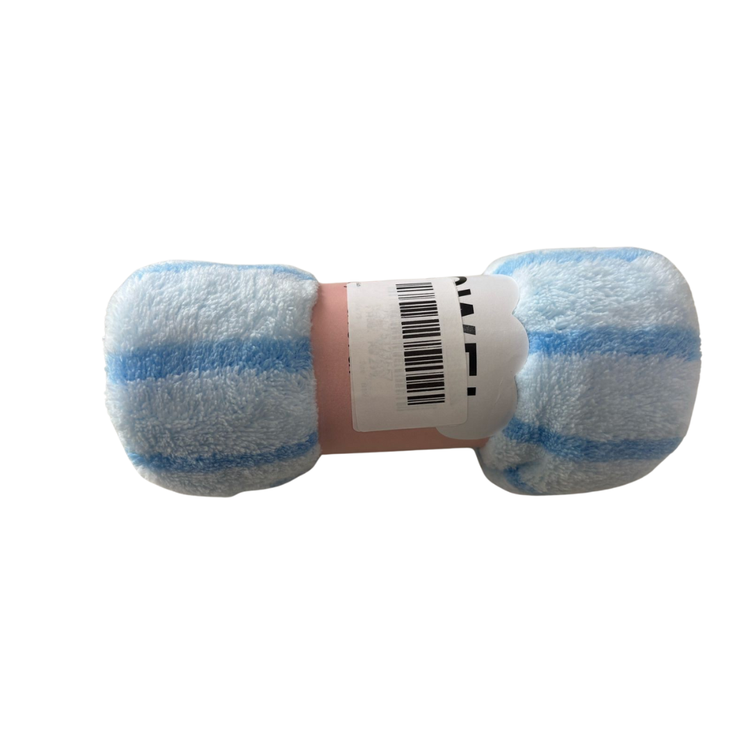 Luxury Coral Fleece Face Towel - Quick-Drying, Soft, and Lint-Free Striped Design