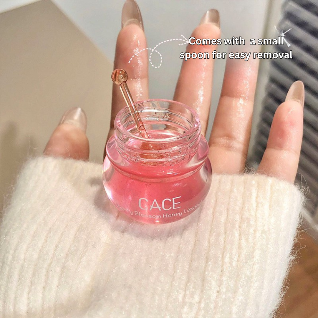 CACE Sakura Honey Lip Balm – Moisturizing Lip Care for Dry Lips