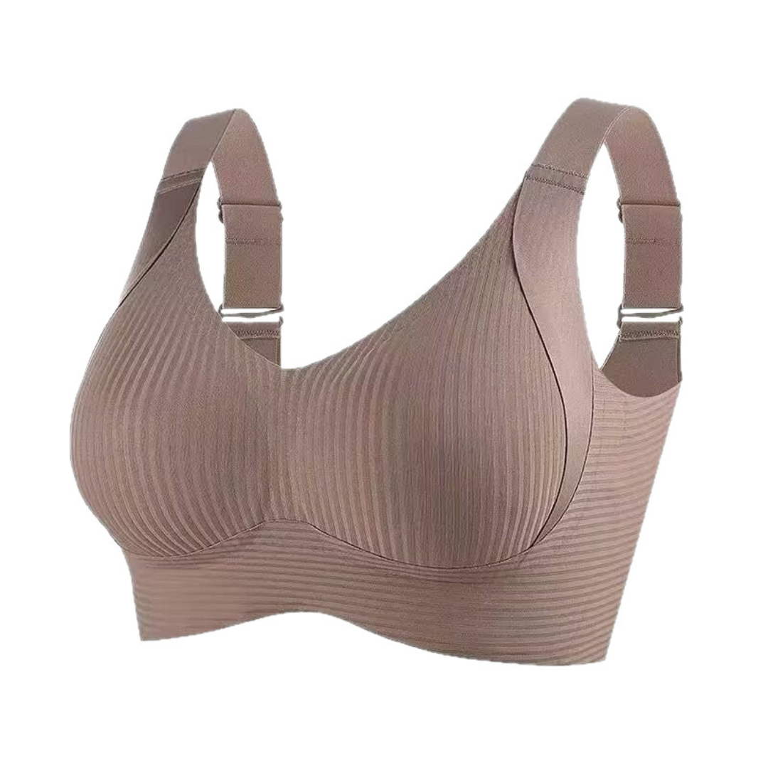 Adjustable Seamless Bra for Women – Anti-Sagging with Side Support and Comfortable Fit