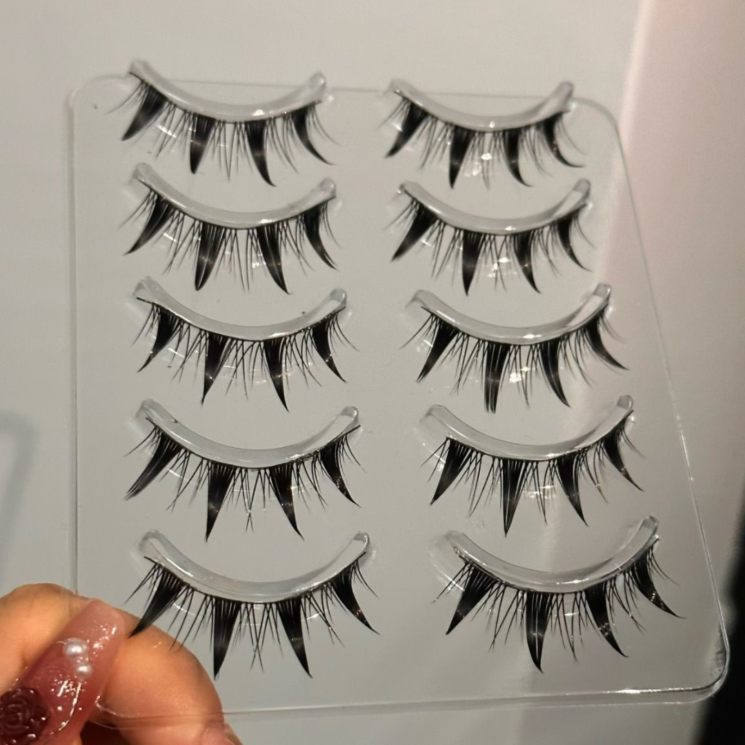 Big Eye Cat, Manga Barbie False Eyelashes -Segmented & Easy-to-Use for Beginners