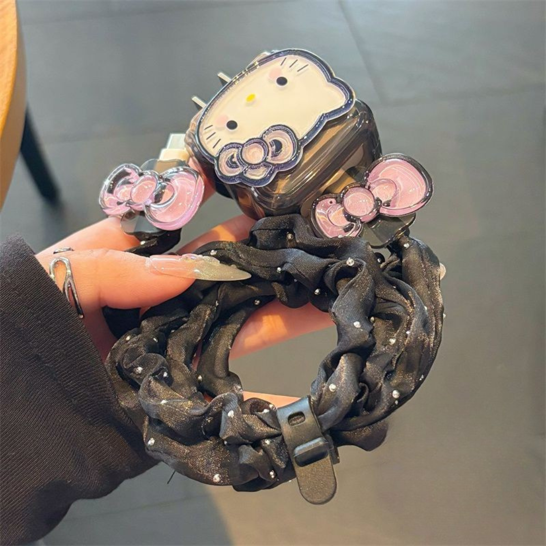Hello Kitty Cable Protector with carry bag – Cute Charger Head Cover, Anti-Break Design