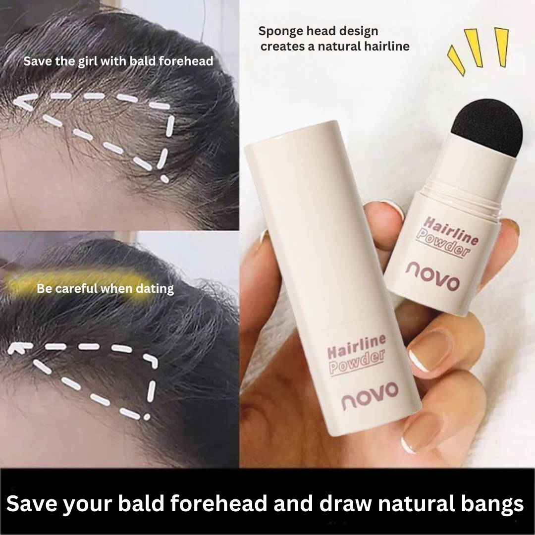 NOVO Hairline Powder - Waterproof & Sweatproof Hairline Filler for Contouring