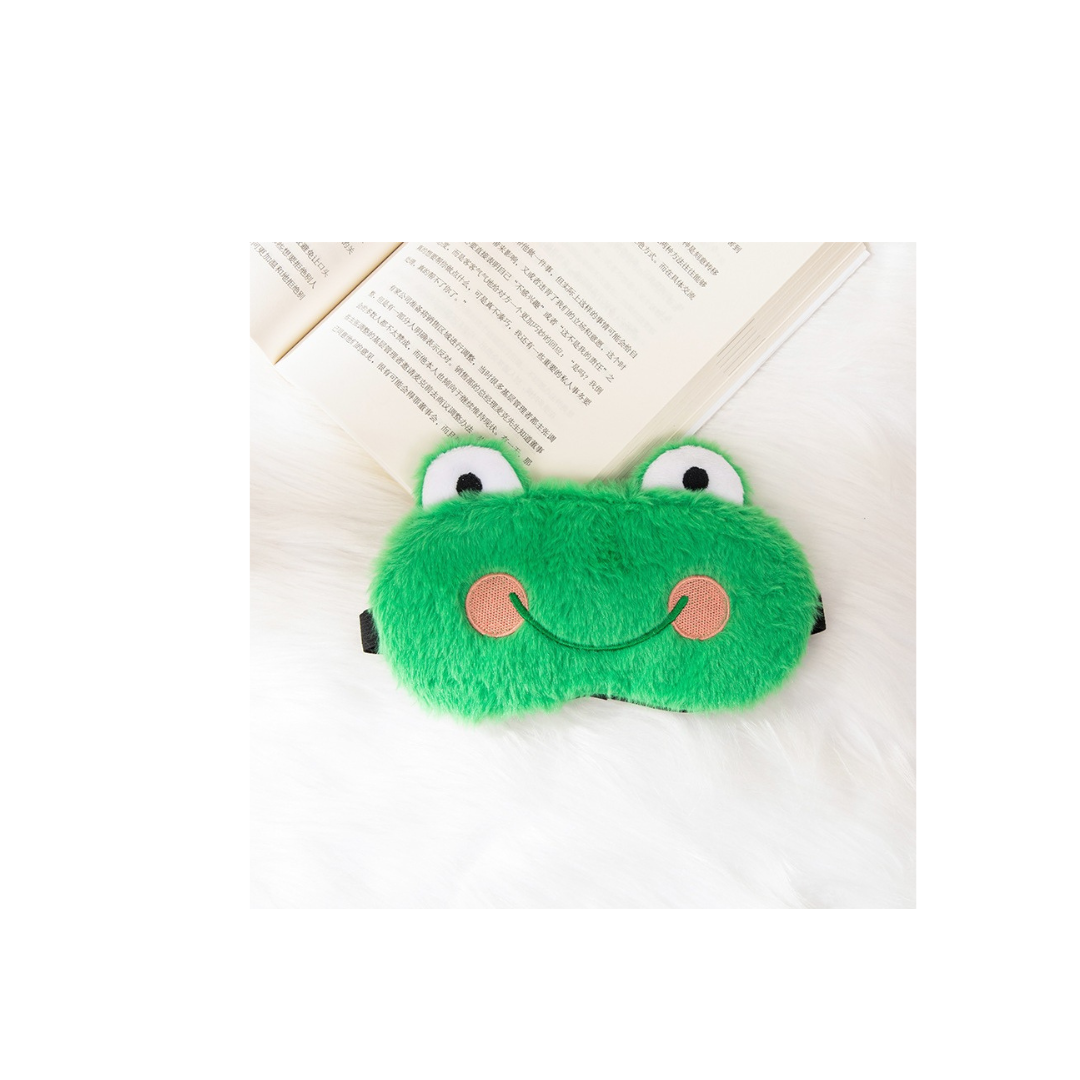 Cute Panda Eye Mask for Sleeping – Soft Plush Light Blocking Sleep Mask