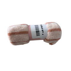 Luxury Coral Fleece Face Towel - Quick-Drying, Soft, and Lint-Free Striped Design