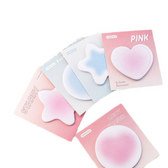 Color blush halo gradient little red book love sticky sticky note paper sticker note n times portable