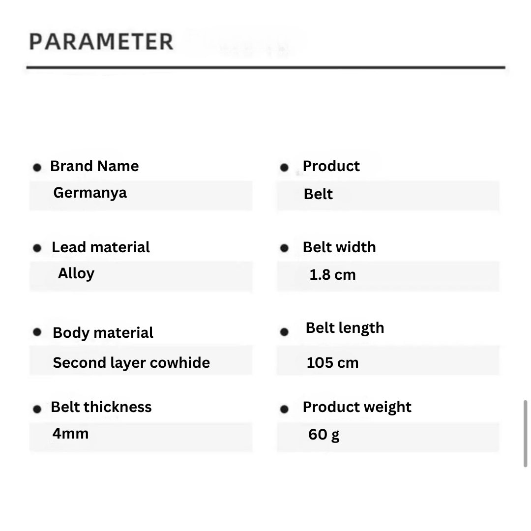 High-End Women’s Genuine Leather Waist Belt – Minimalist Black Fashion Belt for Dress Pants