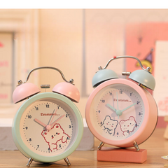 Silent Alarm Clock - Cute Desk Clock for Students and Dorms
