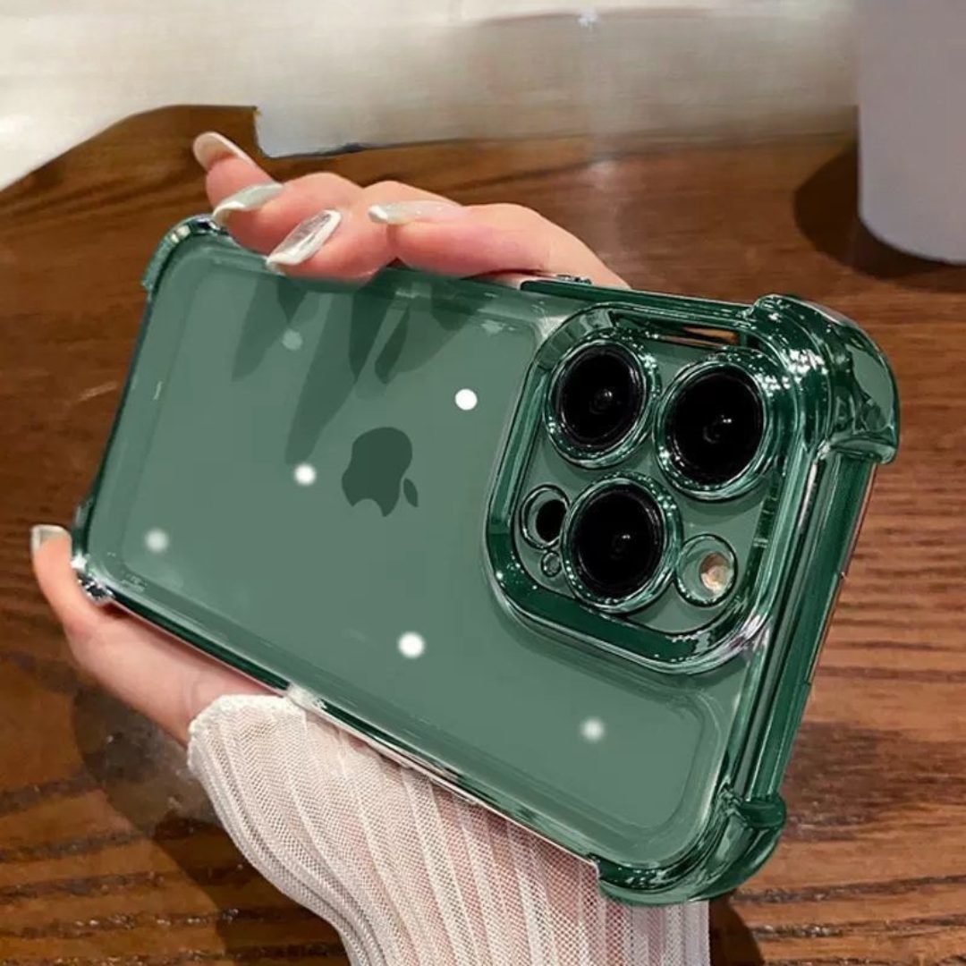 Luxury Shockproof Clear iPhone Case – Full Cover for iPhone