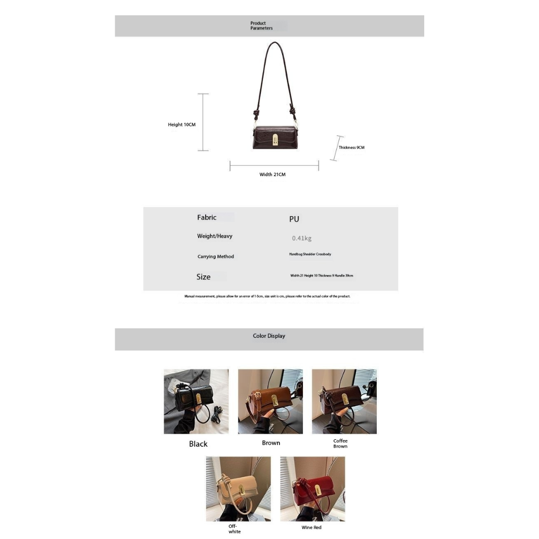 AUGTARLION Small Crossbody Bag – Vintage Style Mini Square Shoulder Bag for Women