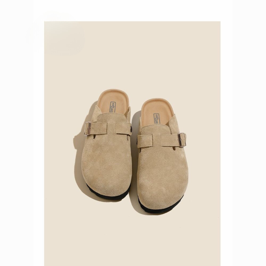 Women’s Platform Birken Clogs - Soft Cork Thick-Soled Slip-Ons