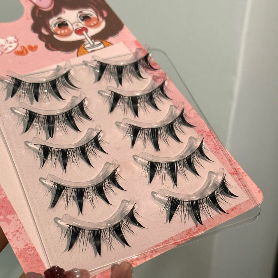 Big Eye Cat, Manga Barbie False Eyelashes -Segmented & Easy-to-Use for Beginners