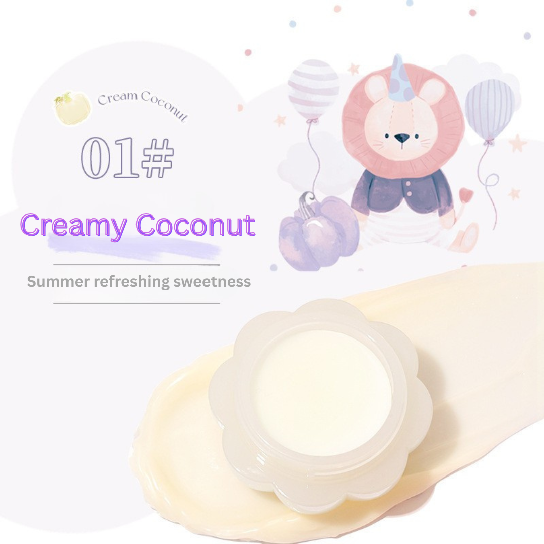 NOVO White Pond Flower Seed Oil Lip Mask – Moisturizing Lip Care, Light & Easy Absorbing Lip Powder