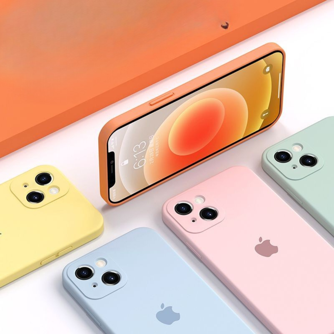Liquid Silicone iPhone Case – Anti-Slip & Shockproof for iPhone