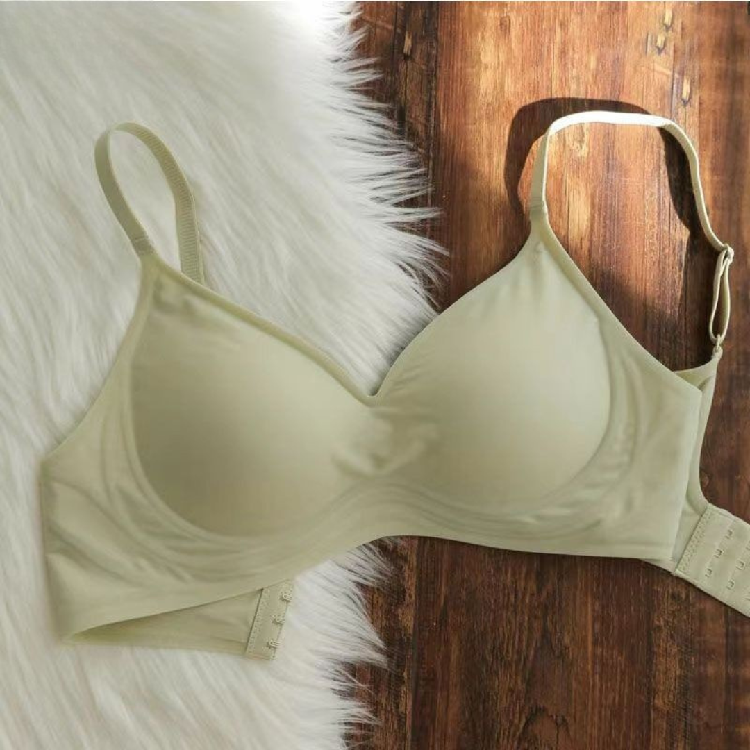 Seamless Wireless Back-Support Bra – 3D Soft Support Sleep Bra for Women