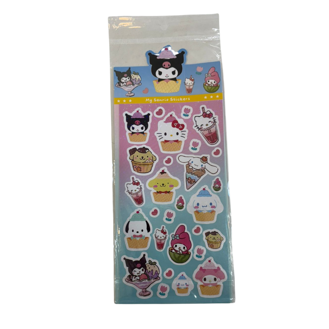 Sanrio Kuromi Waterproof Stickers – Cute Cartoon Journal & Scrapbook Stickers for Girls