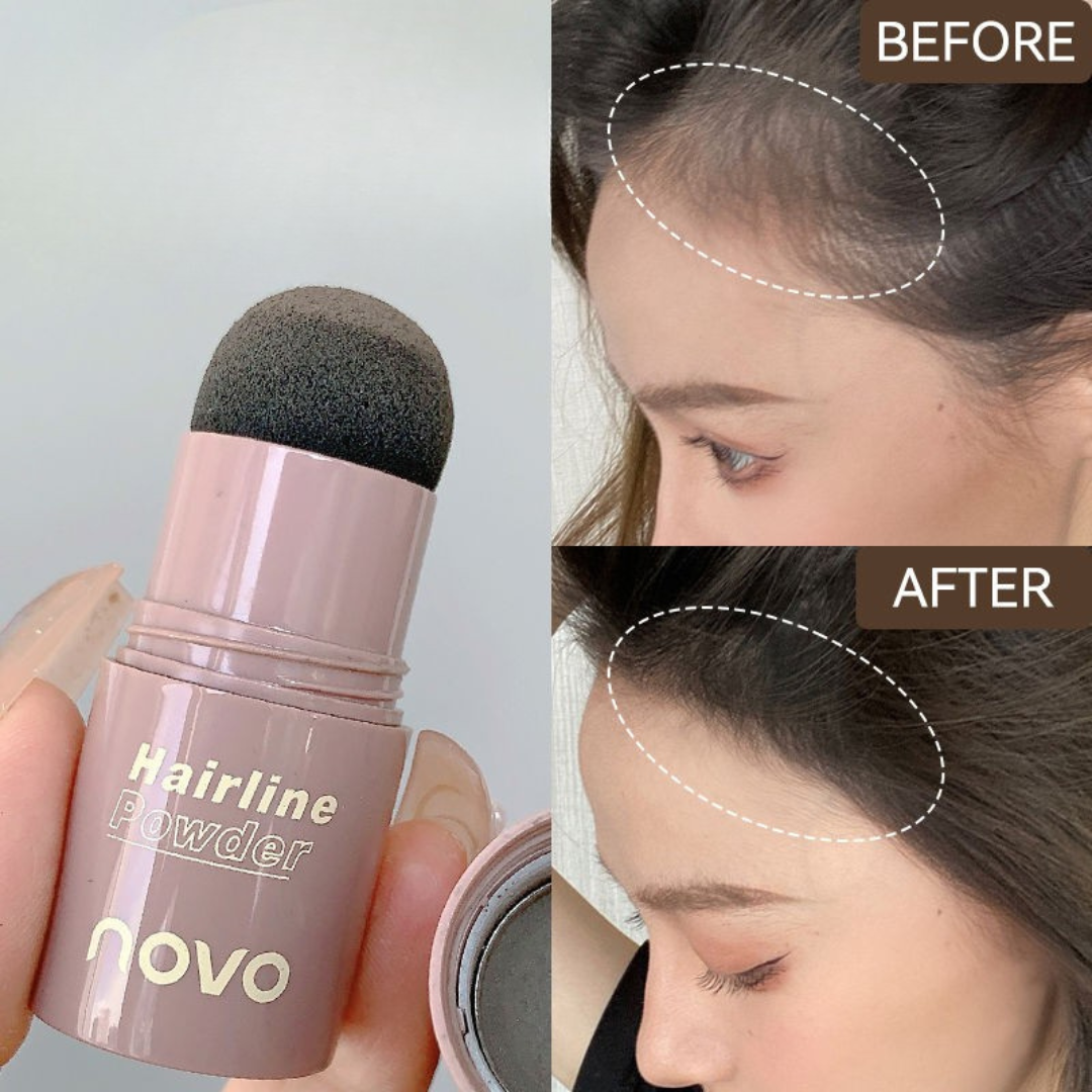 NOVO Hairline Powder - Waterproof & Sweatproof Hairline Filler for Contouring