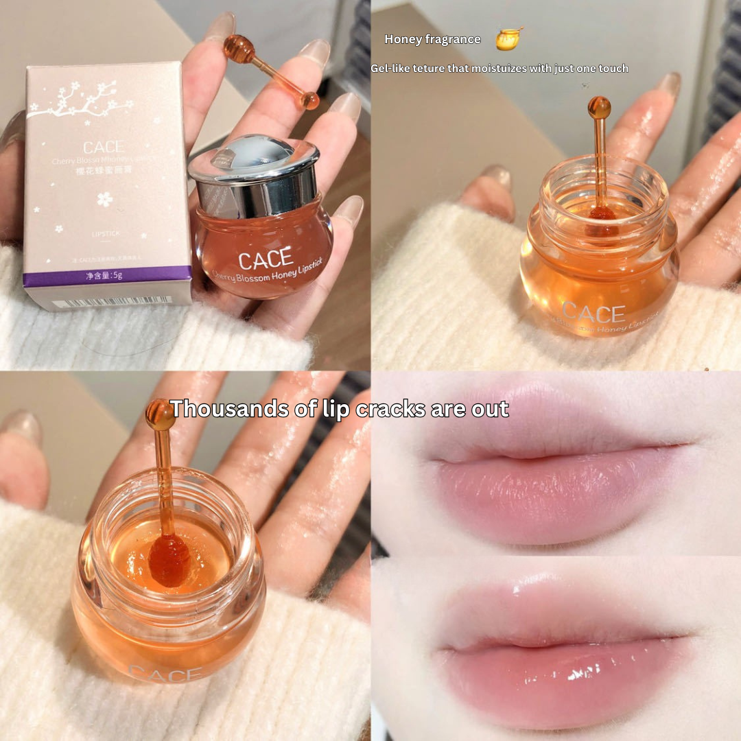 CACE Sakura Honey Lip Balm – Moisturizing Lip Care for Dry Lips