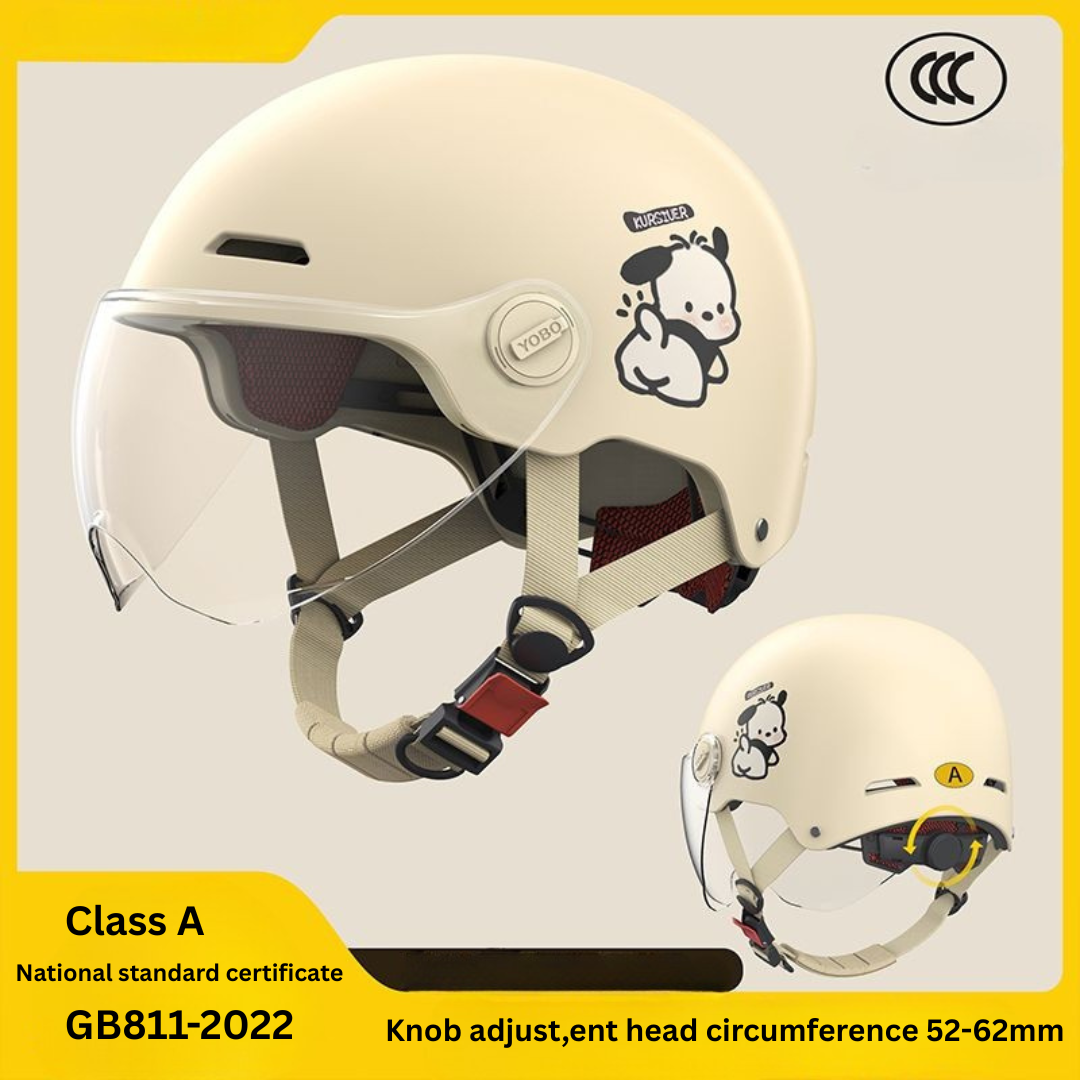 Ultra-Light Electric Scooter Helmet for Women – Adjustable Fit, 3C Certified Class A