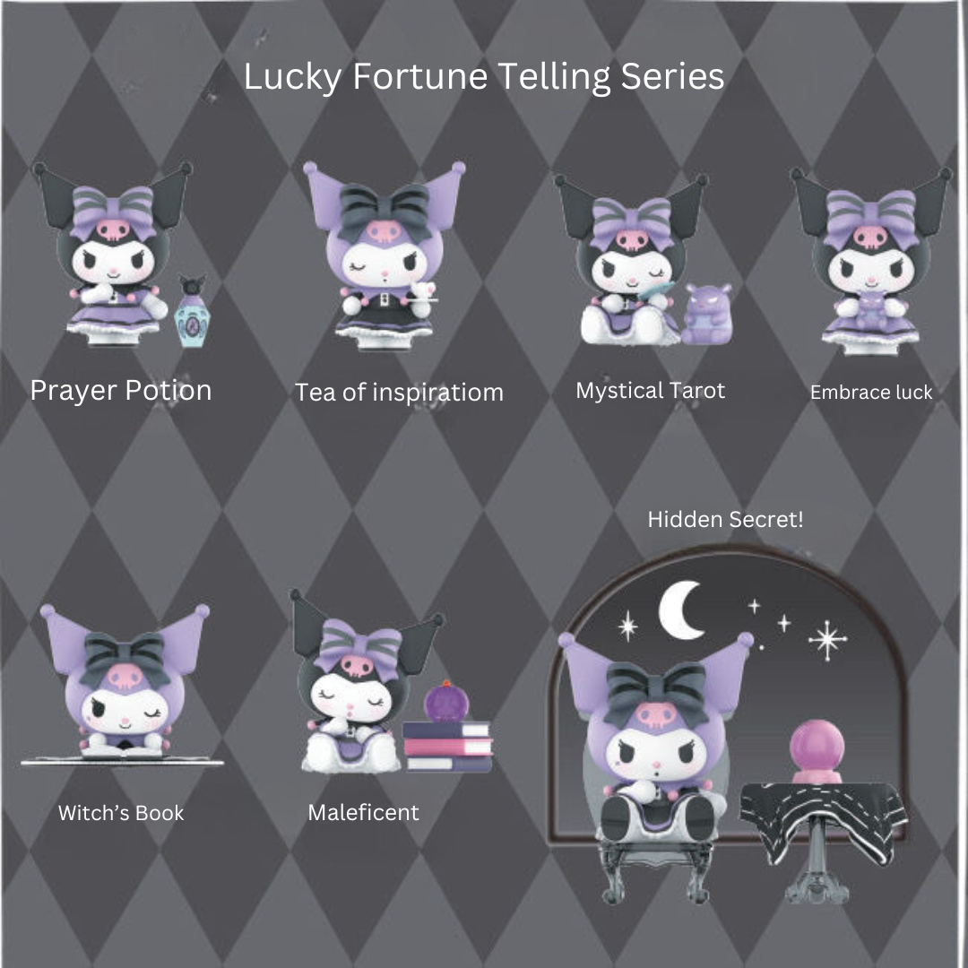 Miniso Lucky Kuromi Blind Box Figurine - INS Style Desk Decoration, Cute Birthday Gift for Girls