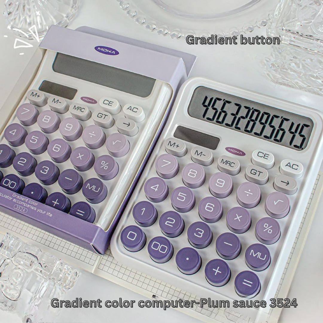 Gradient desktop office solar cell dual-purpose dopamine calculator