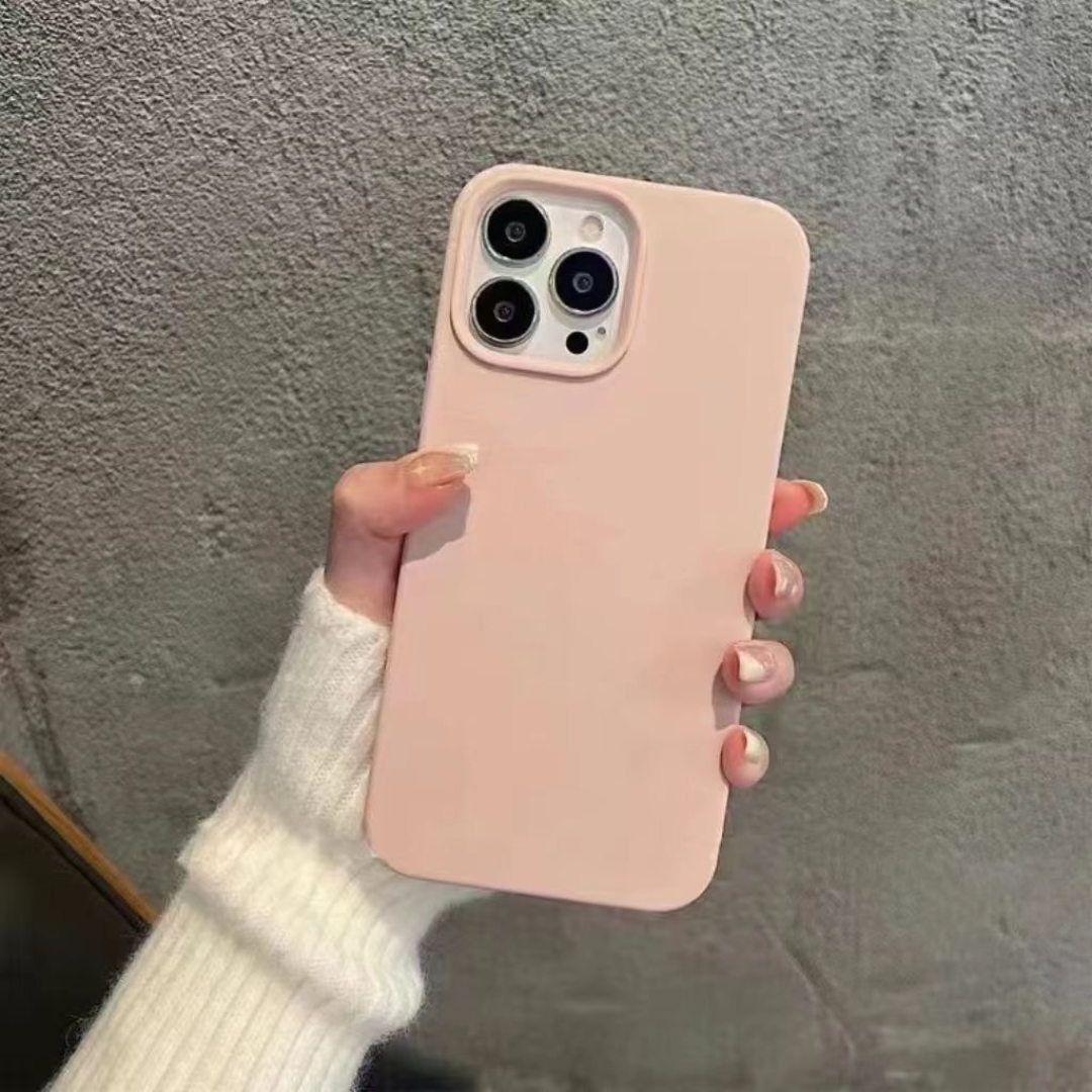 Baby Blue Liquid Silicone iPhone Case - Full Coverage Soft Case for iPhone