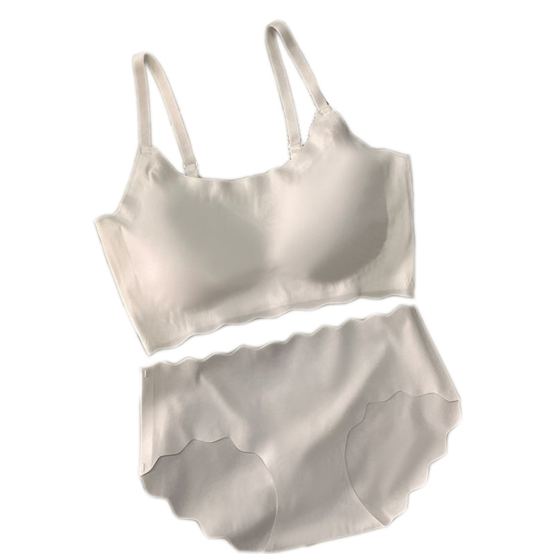 Seamless Sports Bra Set for Girls – No Steel Ring, Wireless Training Bra for Teens
