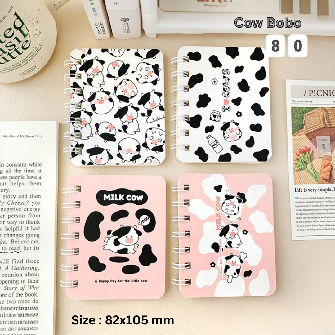 A7 cartoon mini notebook portable pocket coil notebook