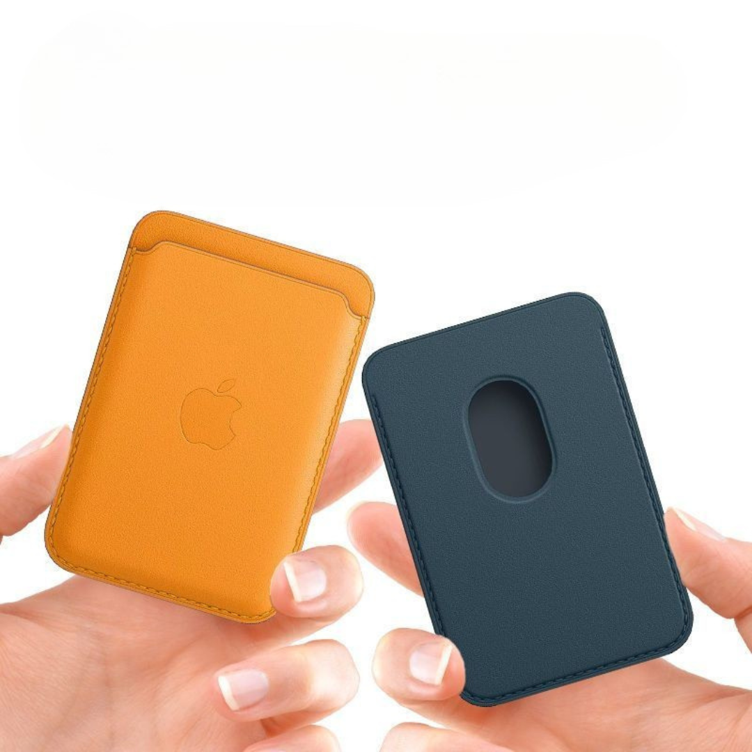 MagSafe Leather Card Wallet – Secure & Stylish Card Holder