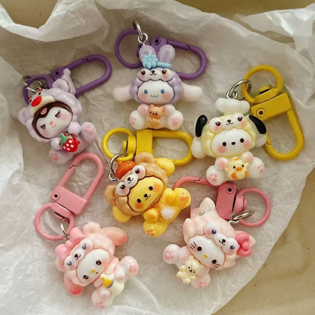 Cute Sailor Moon Keychain – Korean INS Style Girly Car Keychain for Couples
