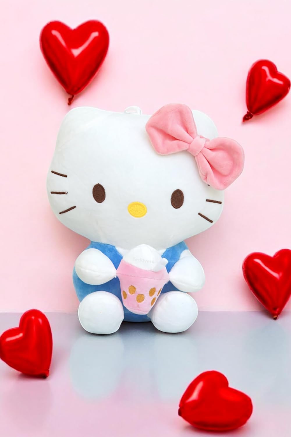 Hello Kitty Ice Cream Edition Plush Toy – 35CM Soft, Squishy, Cuddly Stuffed Animal for Girls & Kids