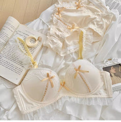 Lolita Style Push Up Bra Set for Small Bust