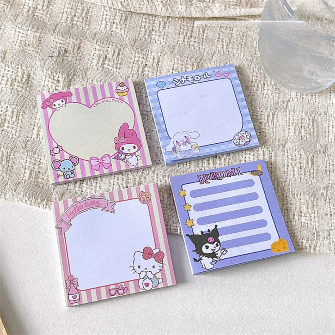 50 cartoon cute notepads non-sticky tearable message notepad student ins material handbook stationery
