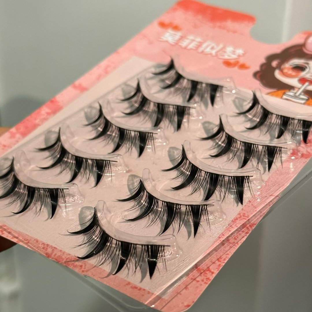 Big Eye Cat, Manga Barbie False Eyelashes -Segmented & Easy-to-Use for Beginners