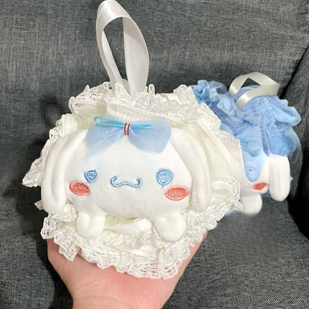 Cinnamoroll Lace Bath Puff - Cute Large Bath Ball for Girls