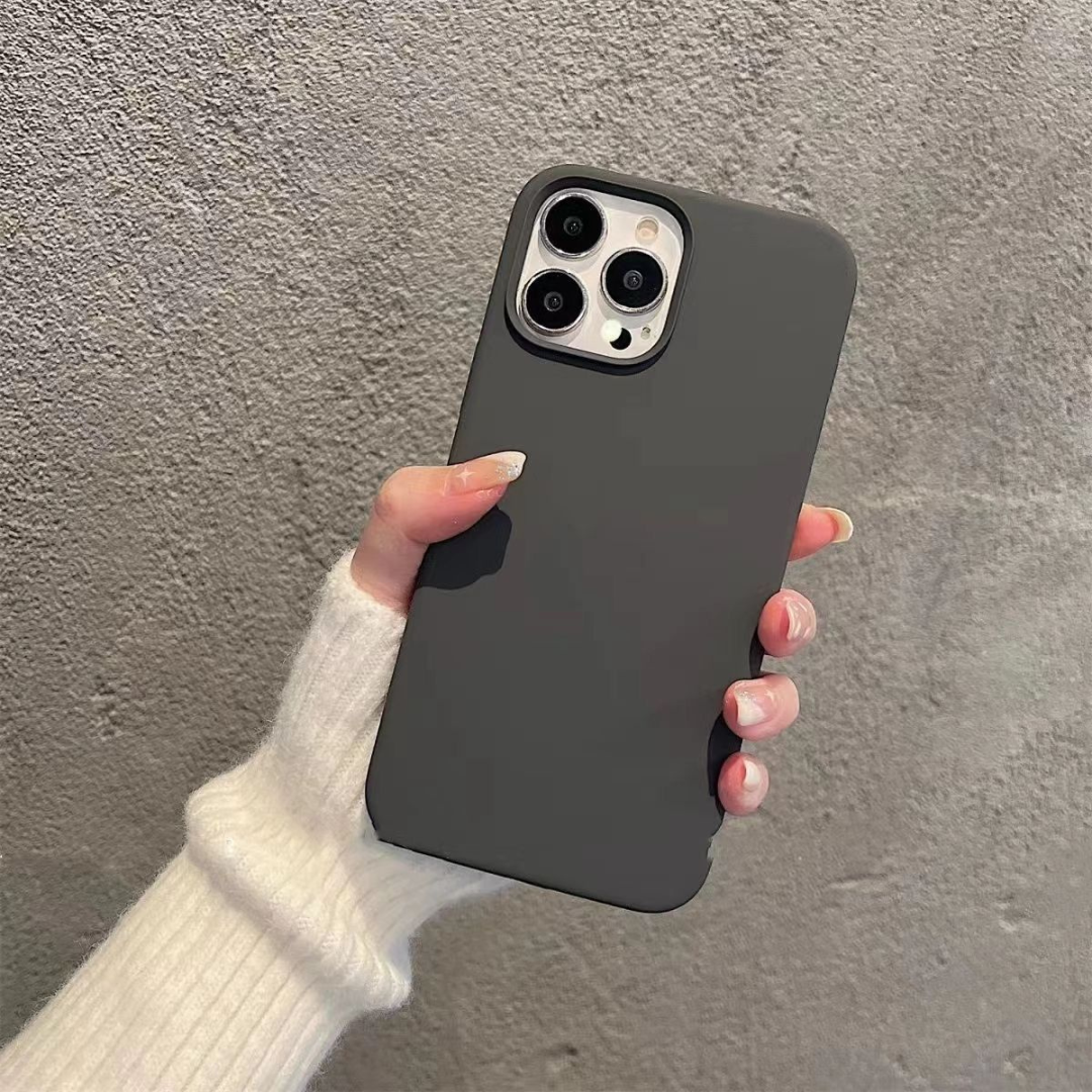 Baby Blue Liquid Silicone iPhone Case - Full Coverage Soft Case for iPhone